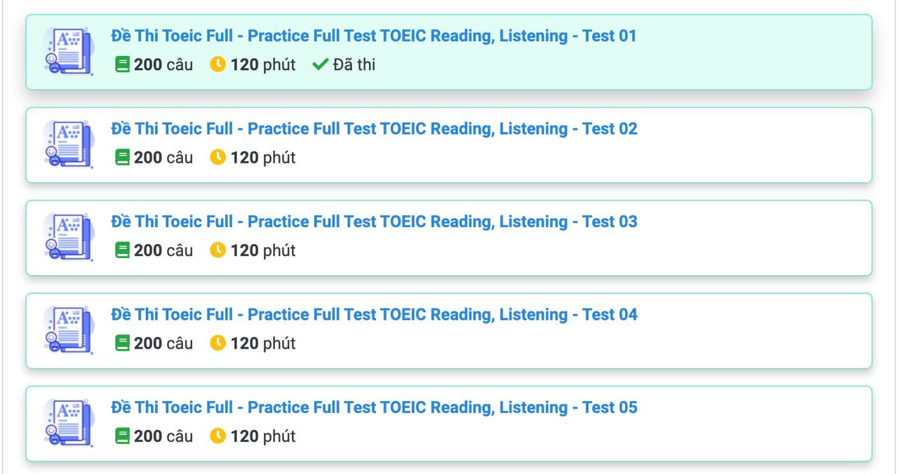 Website luyện thi TOEIC: Lựa chọn hàng đầu để đạt điểm cao